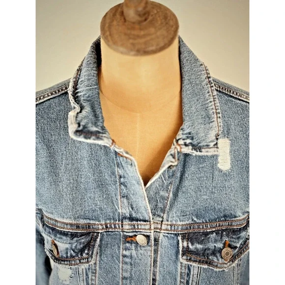 NWT C&A Denim Pride Trucker Feel The Love Jacket $600 EVERYONE FITS HERE LG 0049 - Picture 6 of 13